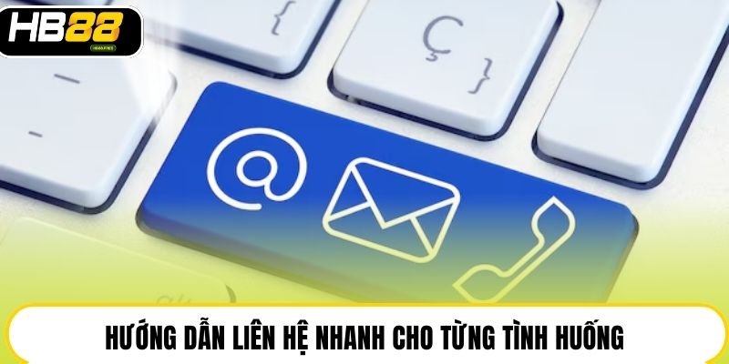 Hướng dẫn liên hệ nhanh cho từng tình huống