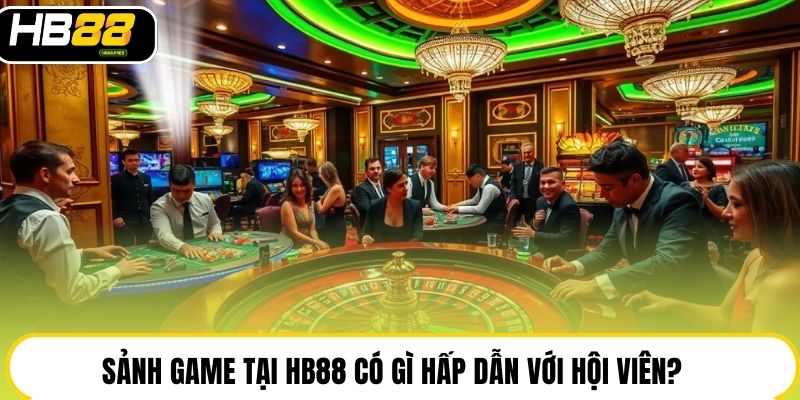Sảnh game tại HB88 có gì hấp dẫn với hội viên?
